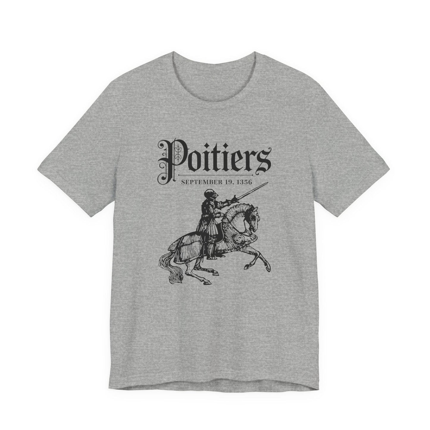 Athletic Heather / S Battle of Poitiers Knight T-Shirt