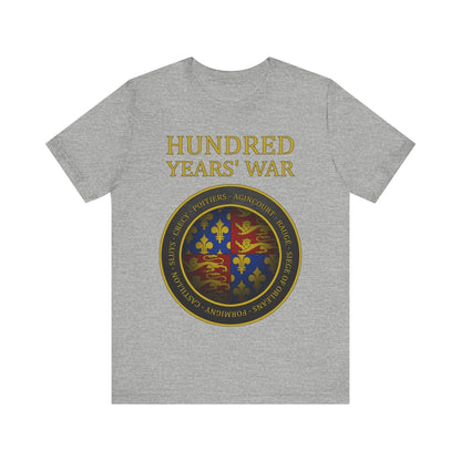 Athletic Heather / S Battles of the Hundred Years' War T-Shirt