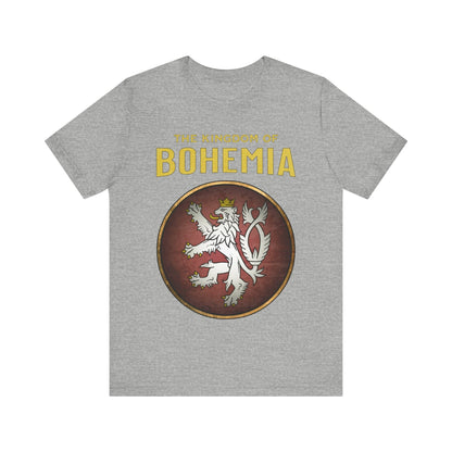 Athletic Heather / S Bohemia - The Kingdom of Bohemia Heraldry T-shirt