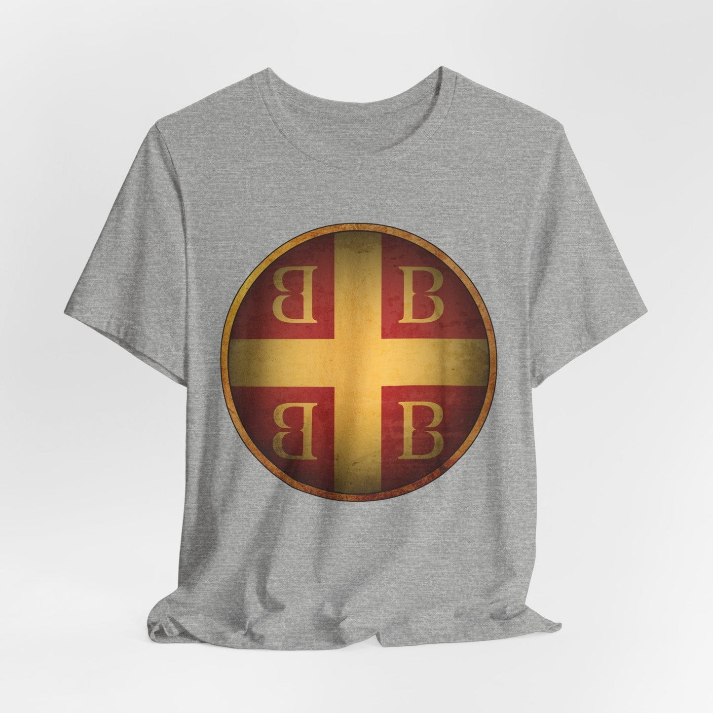 Athletic Heather / S Byzantium Heraldry - Byzantine Empire T-Shirt