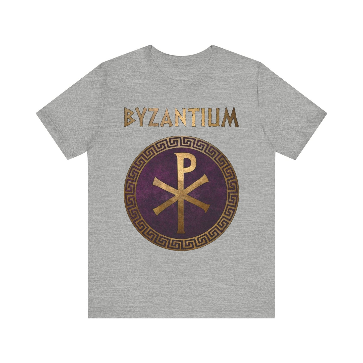 Athletic Heather / S Byzantium Imperial Chi Rho T-Shirt