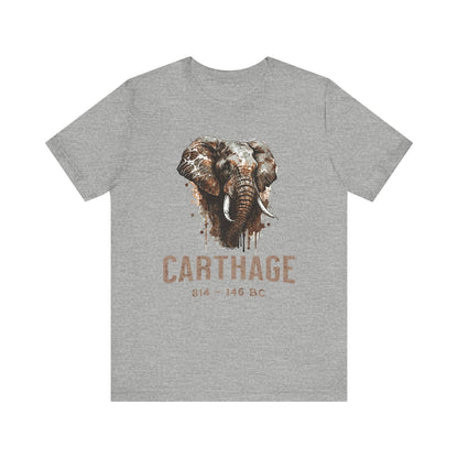 Athletic Heather / S Carthage War Elephant T-Shirt
