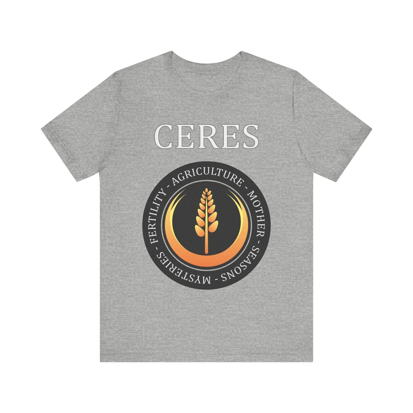 Athletic Heather / S Ceres Ancient Roman Goddess T-Shirt