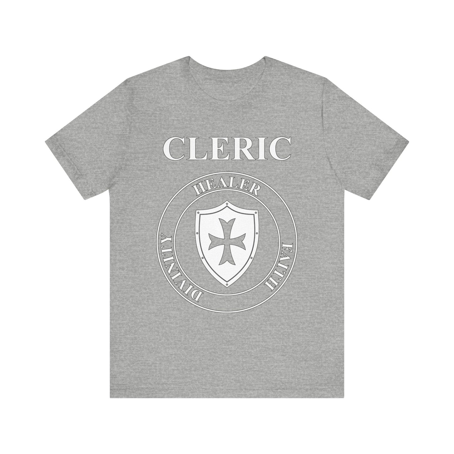 Athletic Heather / S Cleric Holy Warrior T-Shirt