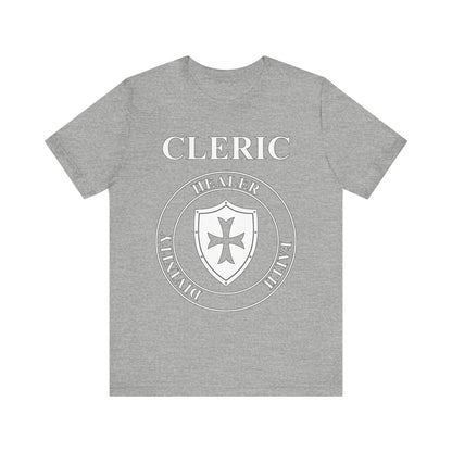 Athletic Heather / S Cleric Holy Warrior T-Shirt
