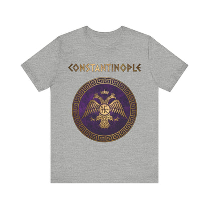 Athletic Heather / S Constantinople Byzantine Empire Symbol T-Shirt