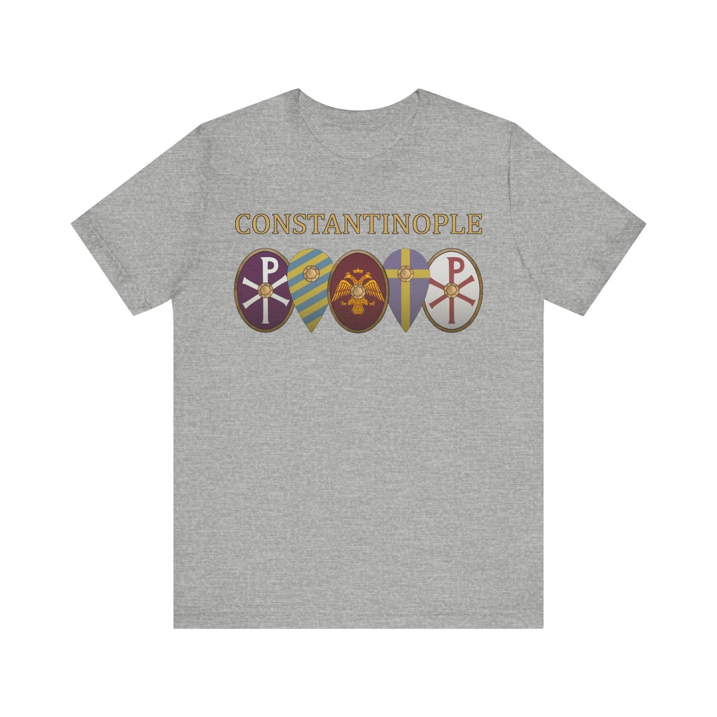 Athletic Heather / S Constantinople - Byzantine Shields T-Shirt