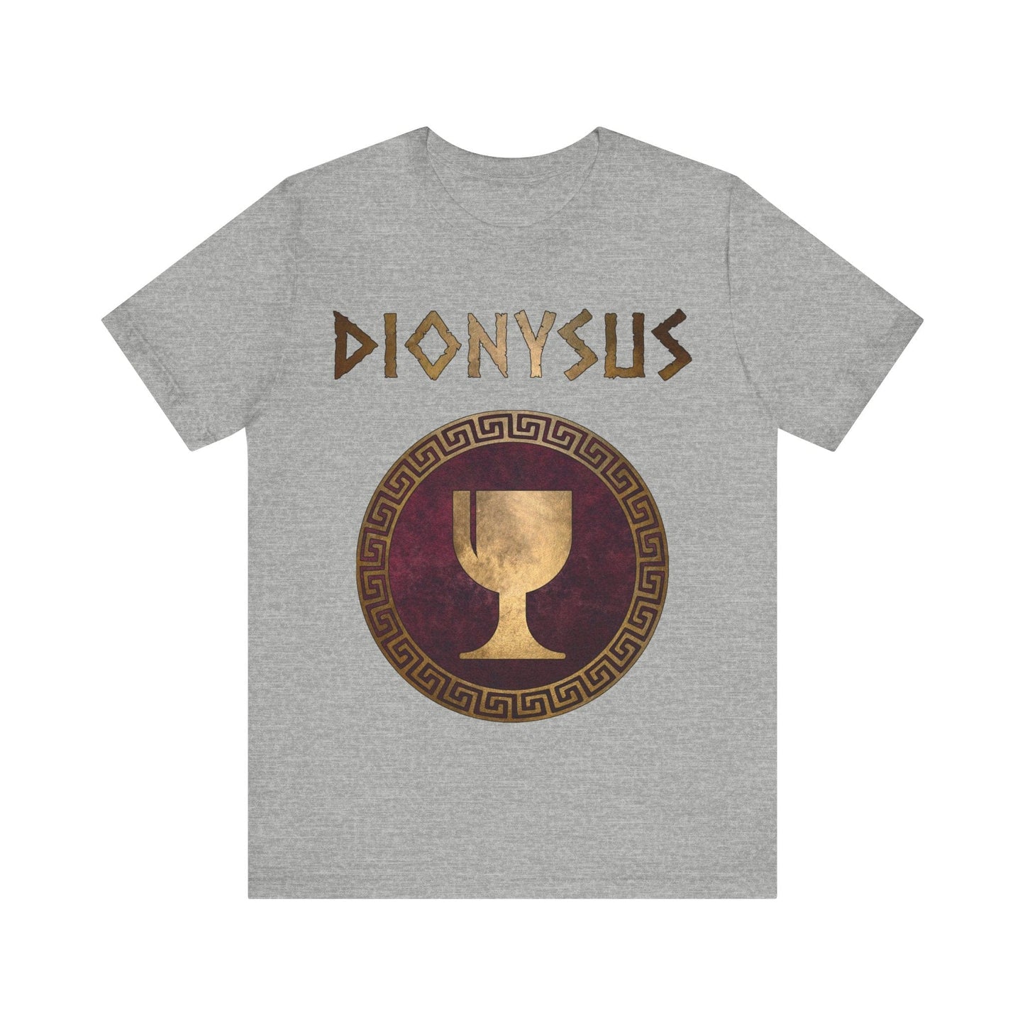 Athletic Heather / S Dionysus Greek God T-Shirt