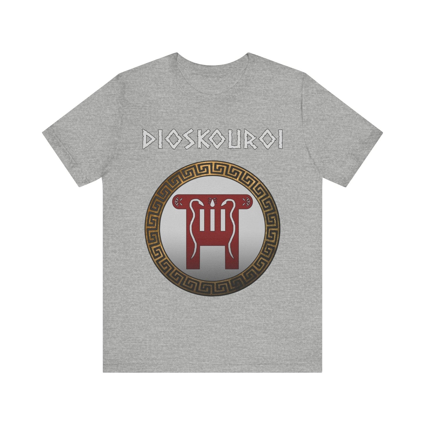 Athletic Heather / S Dioskouroi Castor and Pollux Dokana T-Shirt