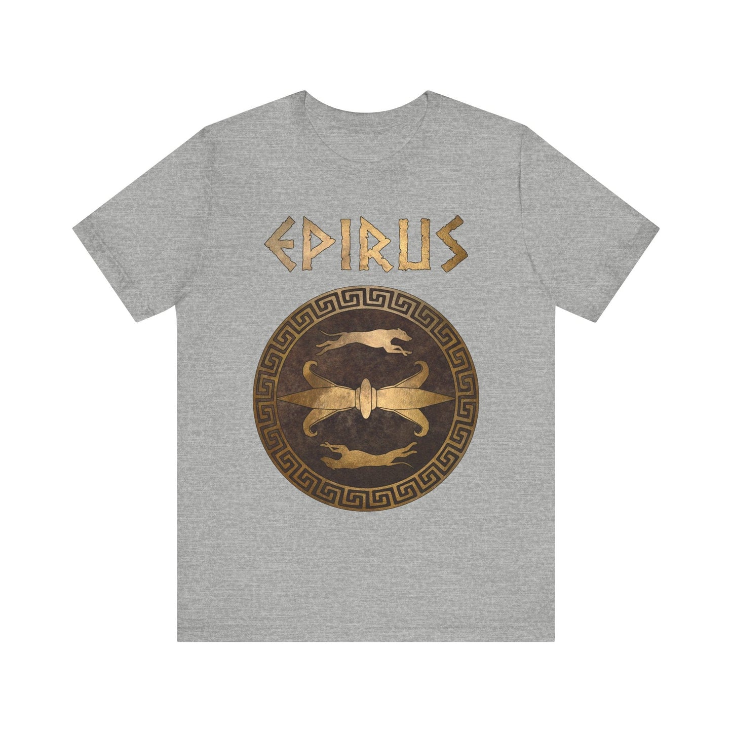 Athletic Heather / S Epirus Ancient Greece Pyrrhus of Epirus Symbol T-Shirt