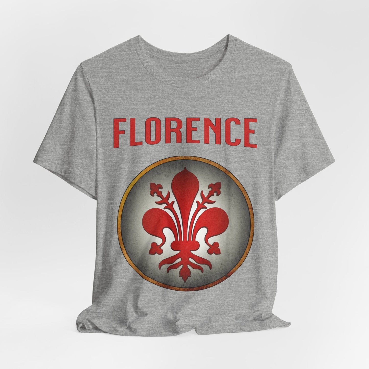 Athletic Heather / S Florence Heraldry T-Shirt
