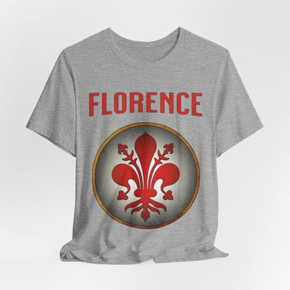 Athletic Heather / S Florence Heraldry T-Shirt