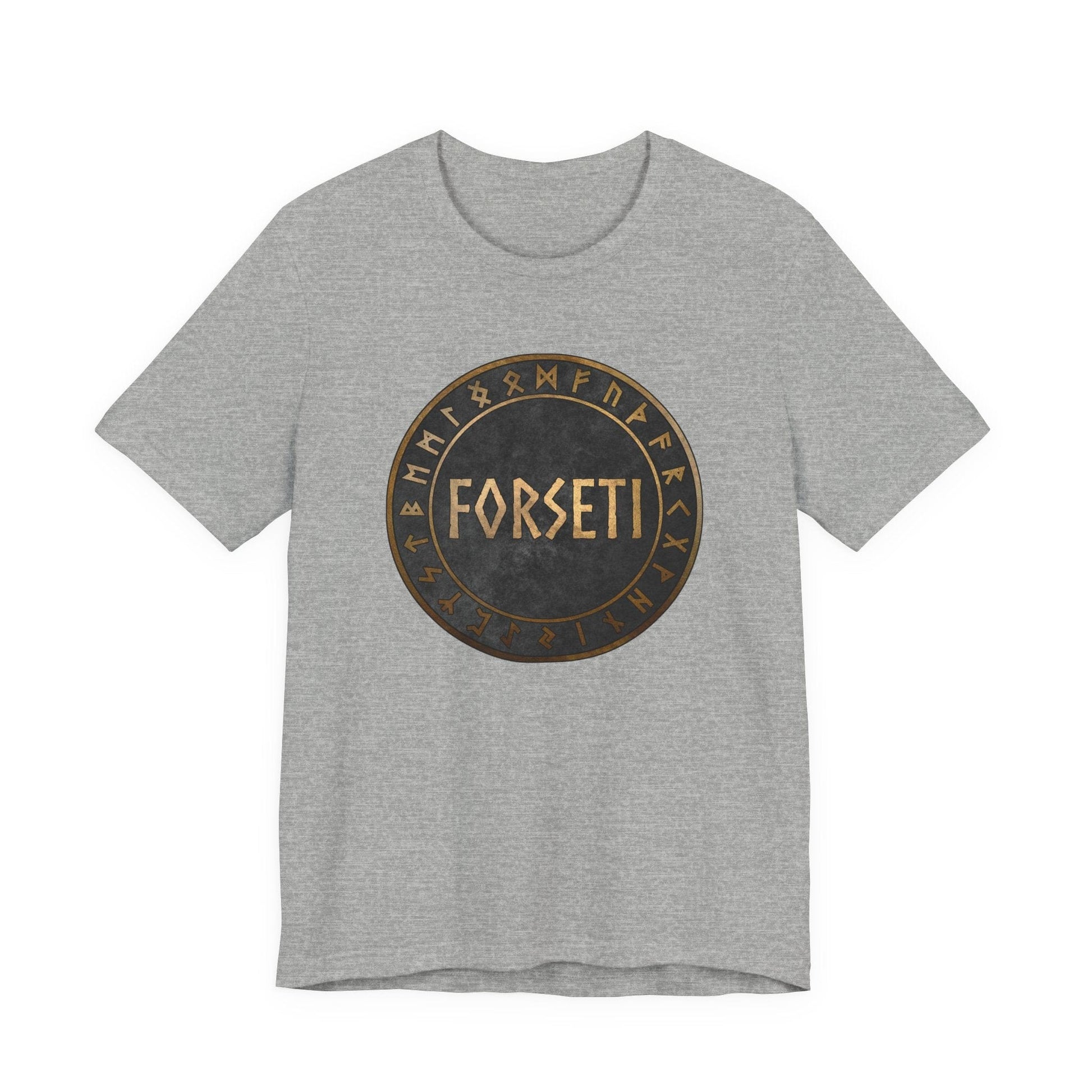 Athletic Heather / S Forseti Norse God T-Shirt