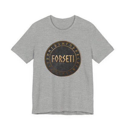 Athletic Heather / S Forseti Norse God T-Shirt
