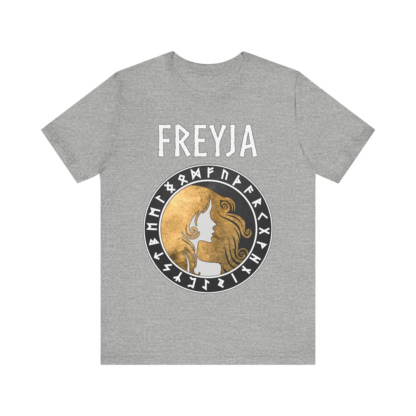 Athletic Heather / S Freyja Norse Goddess T-Shirt