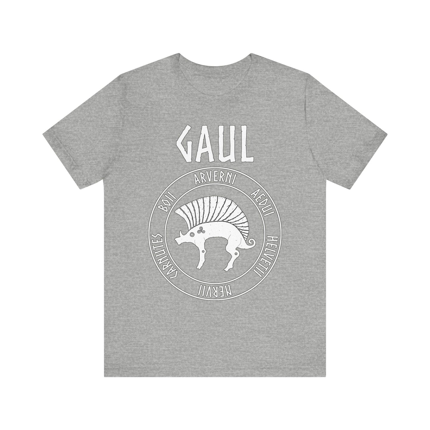 Athletic Heather / S Gaul Ancient Tribes of Gaul Boar T-shirt