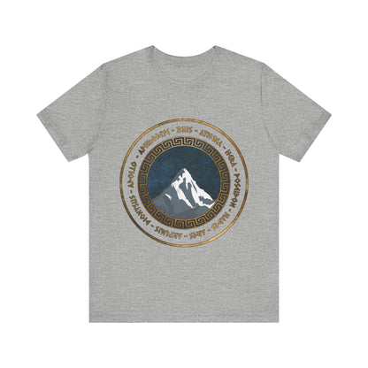 Athletic Heather / S Greek Gods Olympus T-Shirt
