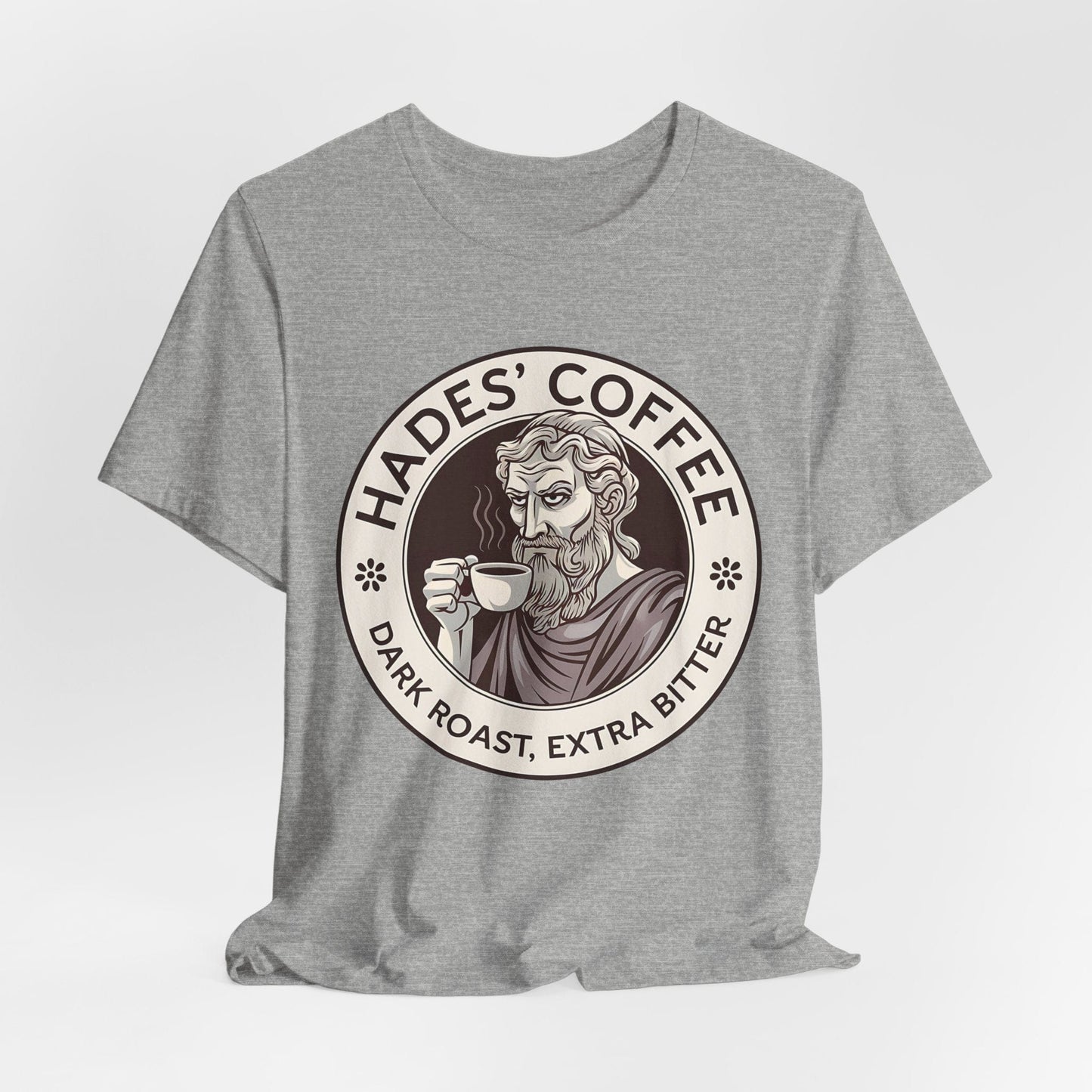 Athletic Heather / S Hades Coffee - Funny Greek Mythology T-Shirt