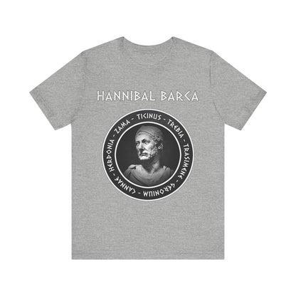 Athletic Heather / S Hannibal Barca - Battles of the 2nd Punic War T-Shirt