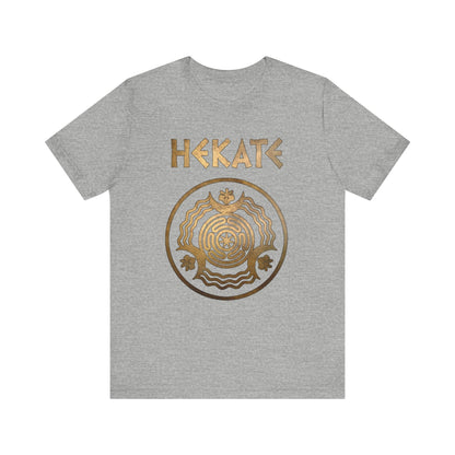 Athletic Heather / S Hekate Greek Goddess of Witchcraft and Magic T-shirt