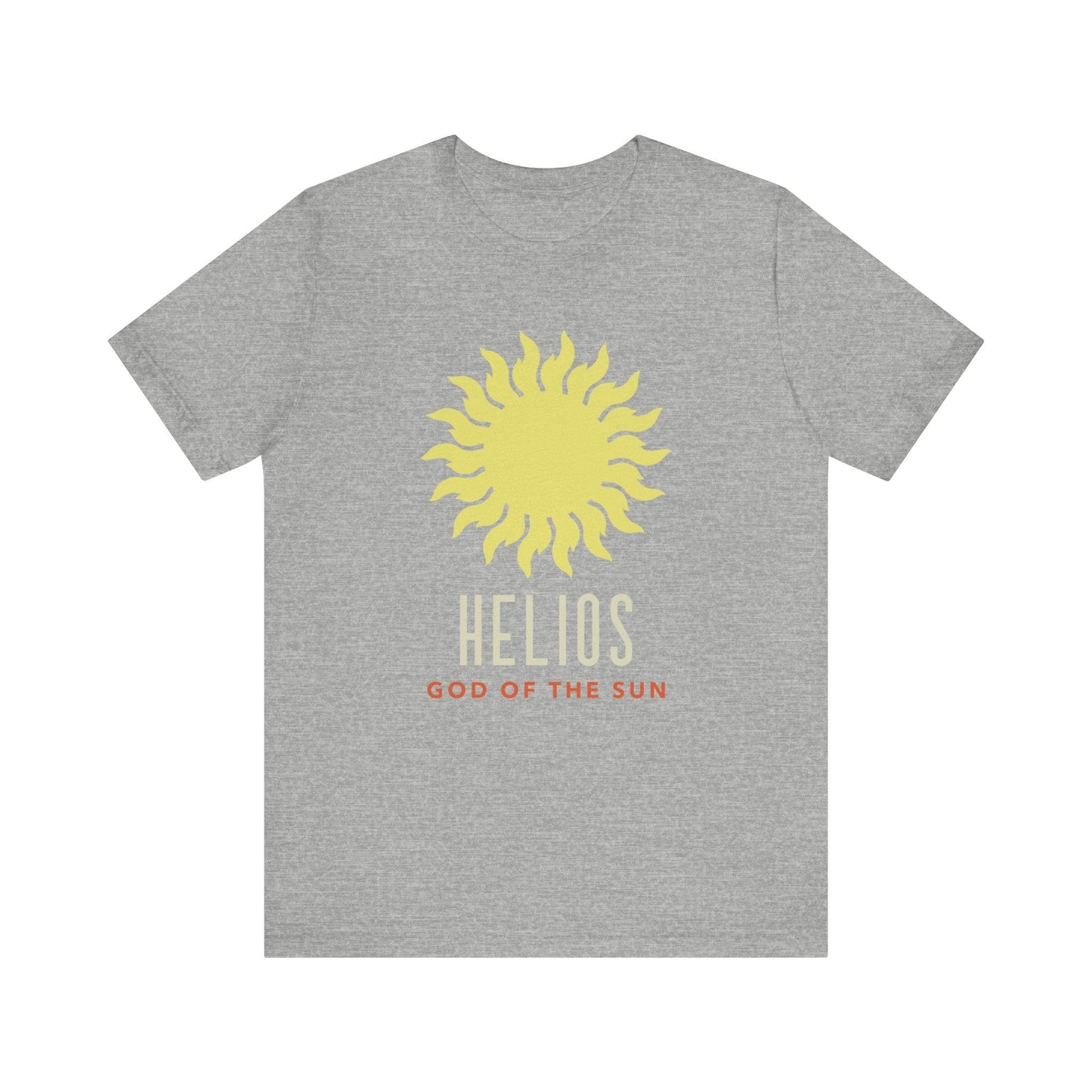 Athletic Heather / S Helios Greek God of the Sun T-Shirt