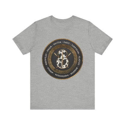 Athletic Heather / S Heroes of Troy - Trojan War T-shirt