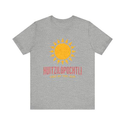 Athletic Heather / S Huitzilopochtli Aztec God of the Sun T-Shirt
