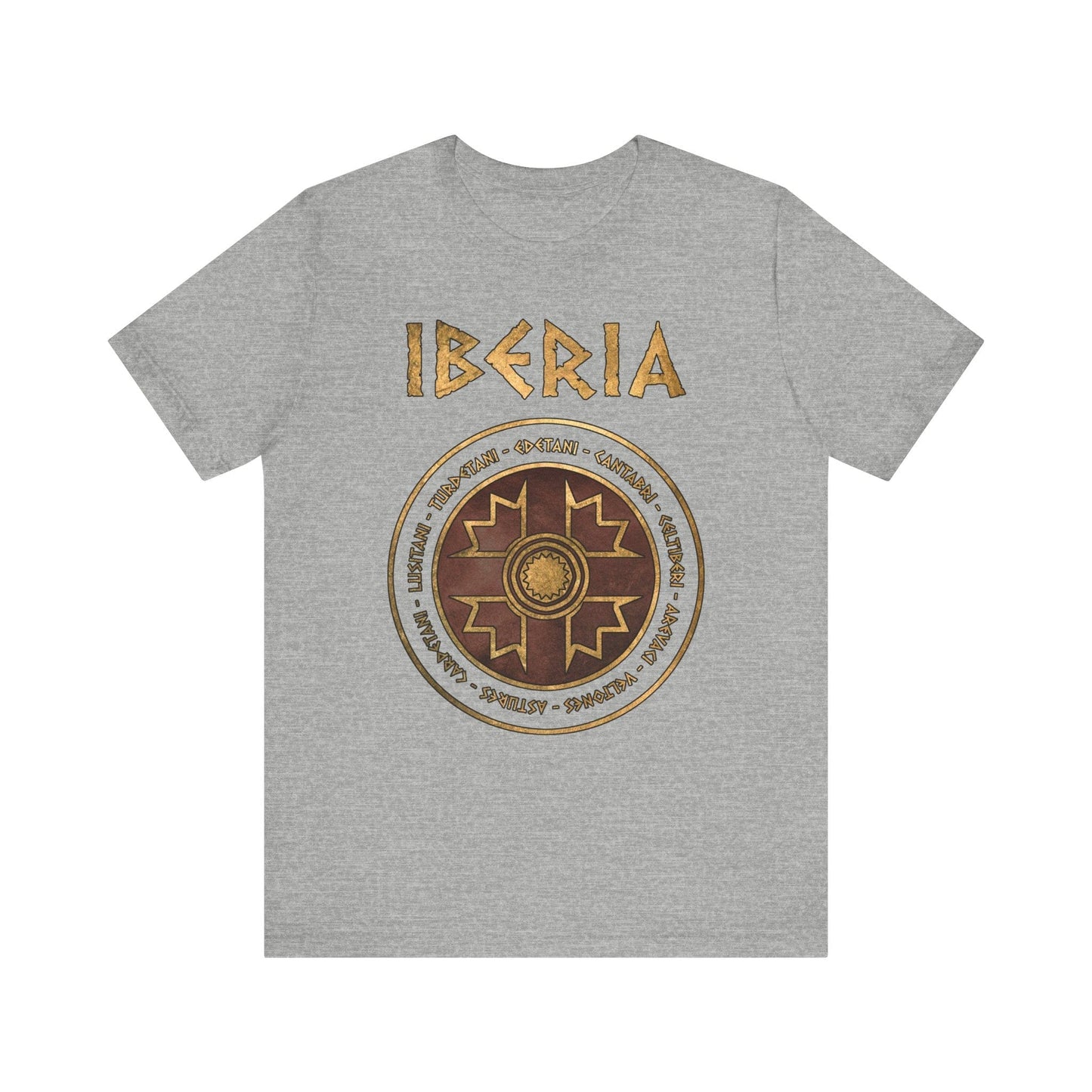 Athletic Heather / S Iberia Ancient Tribes of the Iberian Peninsula History T-shirt