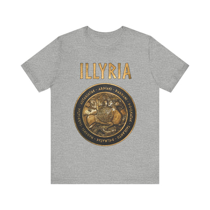 Athletic Heather / S Illyria Ancient Illyrian Tribes T-Shirt