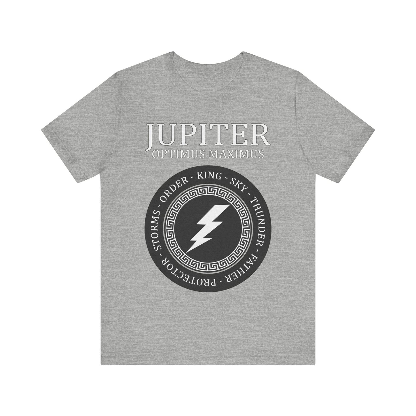 Athletic Heather / S Jupiter Optimus Maximus - Ancient Roman God T-Shirt