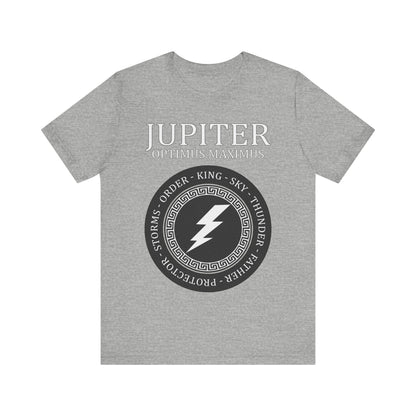 Athletic Heather / S Jupiter Optimus Maximus - Ancient Roman God T-Shirt