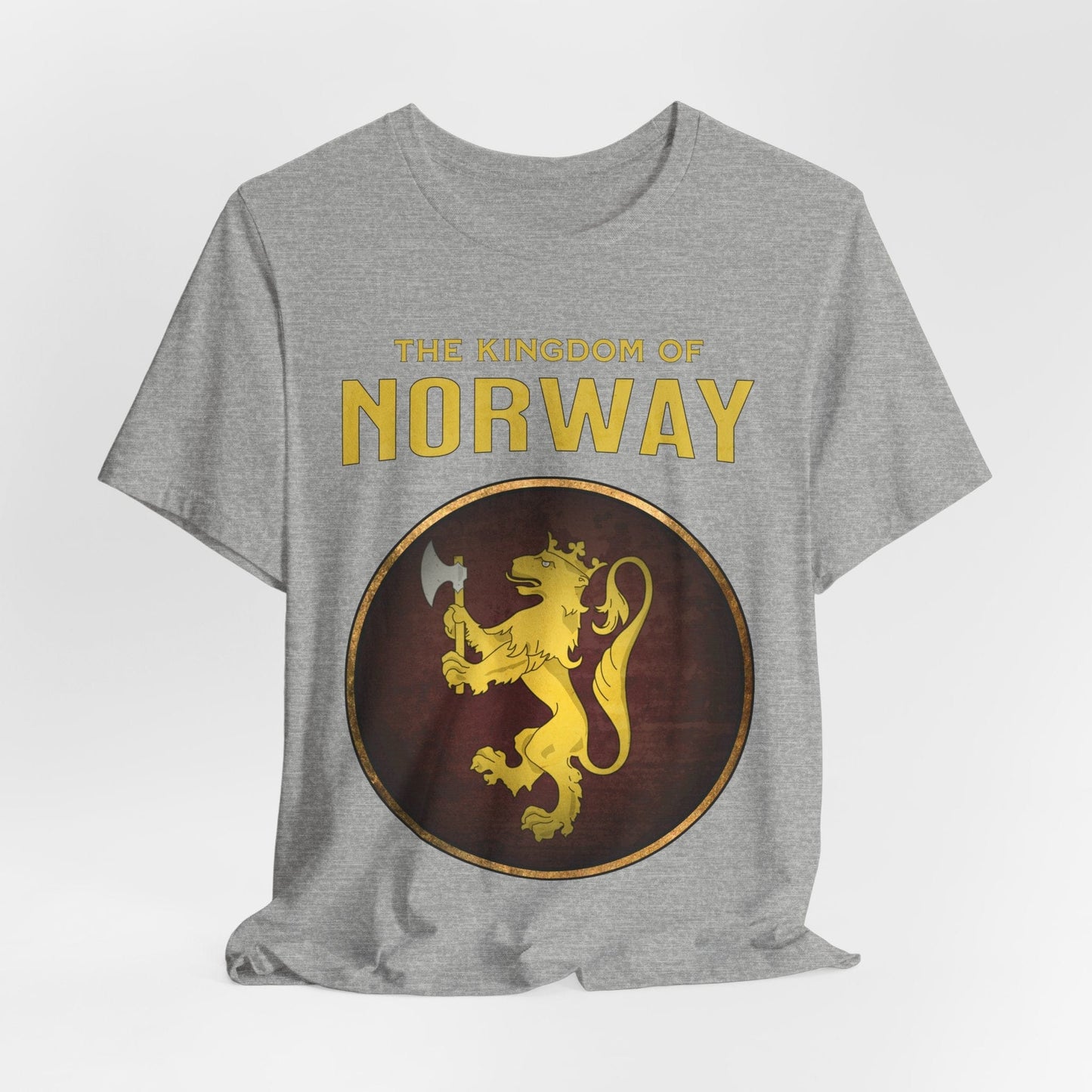Athletic Heather / S Kingdom of Norway Heraldry T-Shirt