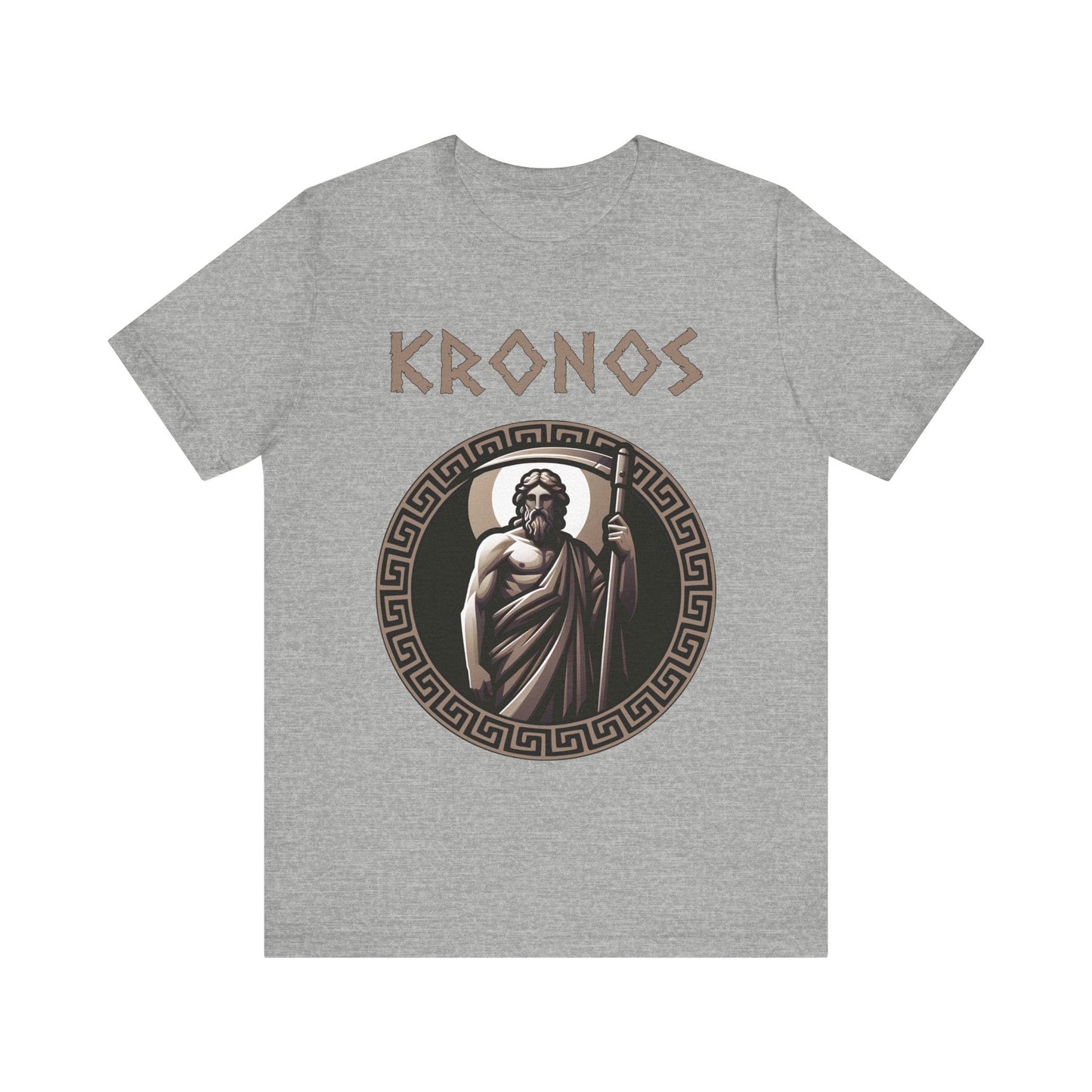 Athletic Heather / S Kronos - Ancient Greek Titan - Greek Mythology T-shirt
