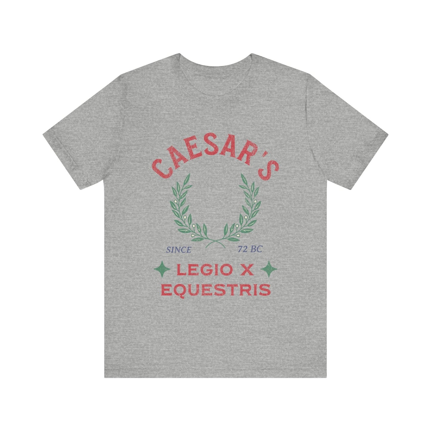 Athletic Heather / S Legio X Equestris - Julius Caesar's 10th Legion T-Shirt