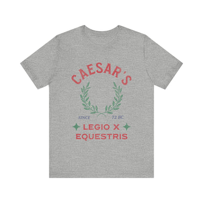 Athletic Heather / S Legio X Equestris - Julius Caesar's 10th Legion T-Shirt