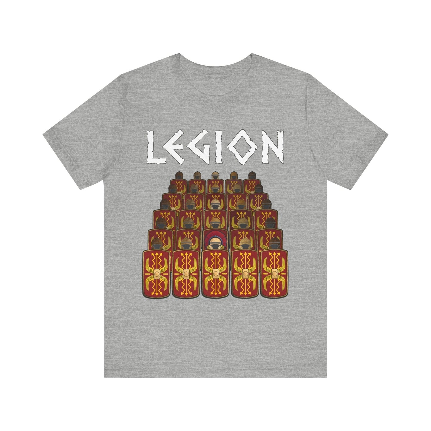 Athletic Heather / S Legions Marching - Roman Army T-Shirt