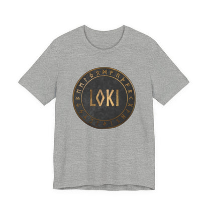 Athletic Heather / S Loki Norse God T-Shirt
