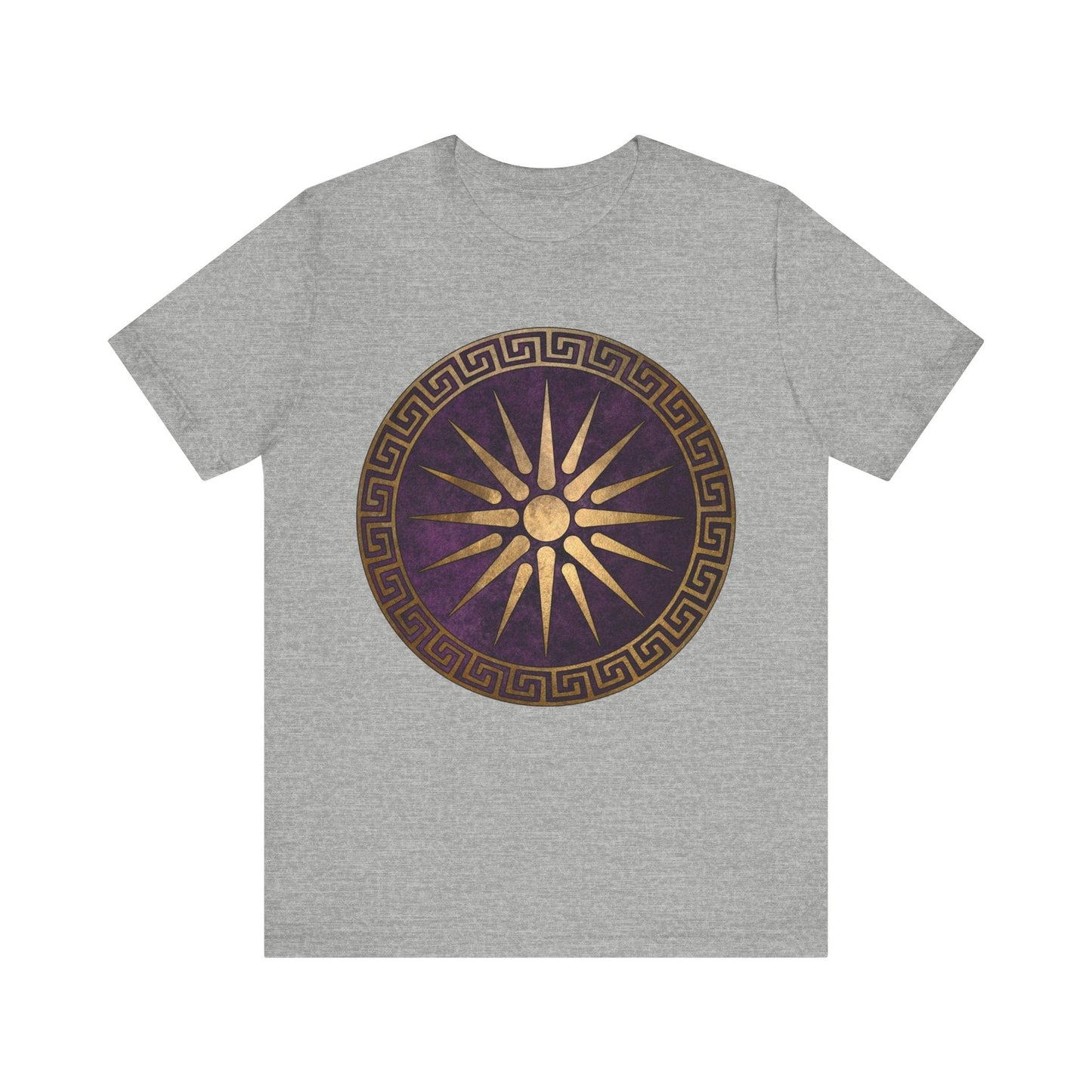 Athletic Heather / S Macedon Alexander the Great Shield T-Shirt