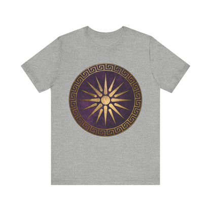 Athletic Heather / S Macedon Alexander the Great Shield T-Shirt