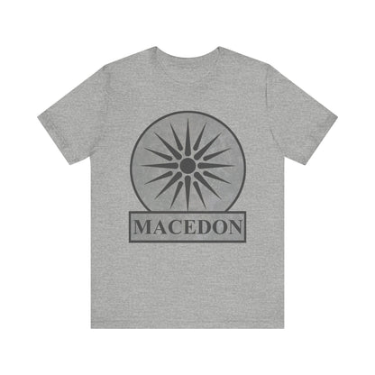 Athletic Heather / S Macedon Symbol of Ancient Macedonia T-Shirt