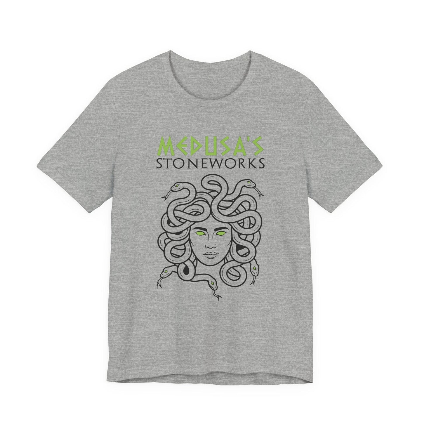 Athletic Heather / S Medusa's Stoneworks - Funny Greek Mythology T-Shirt