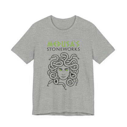 Athletic Heather / S Medusa's Stoneworks - Funny Greek Mythology T-Shirt