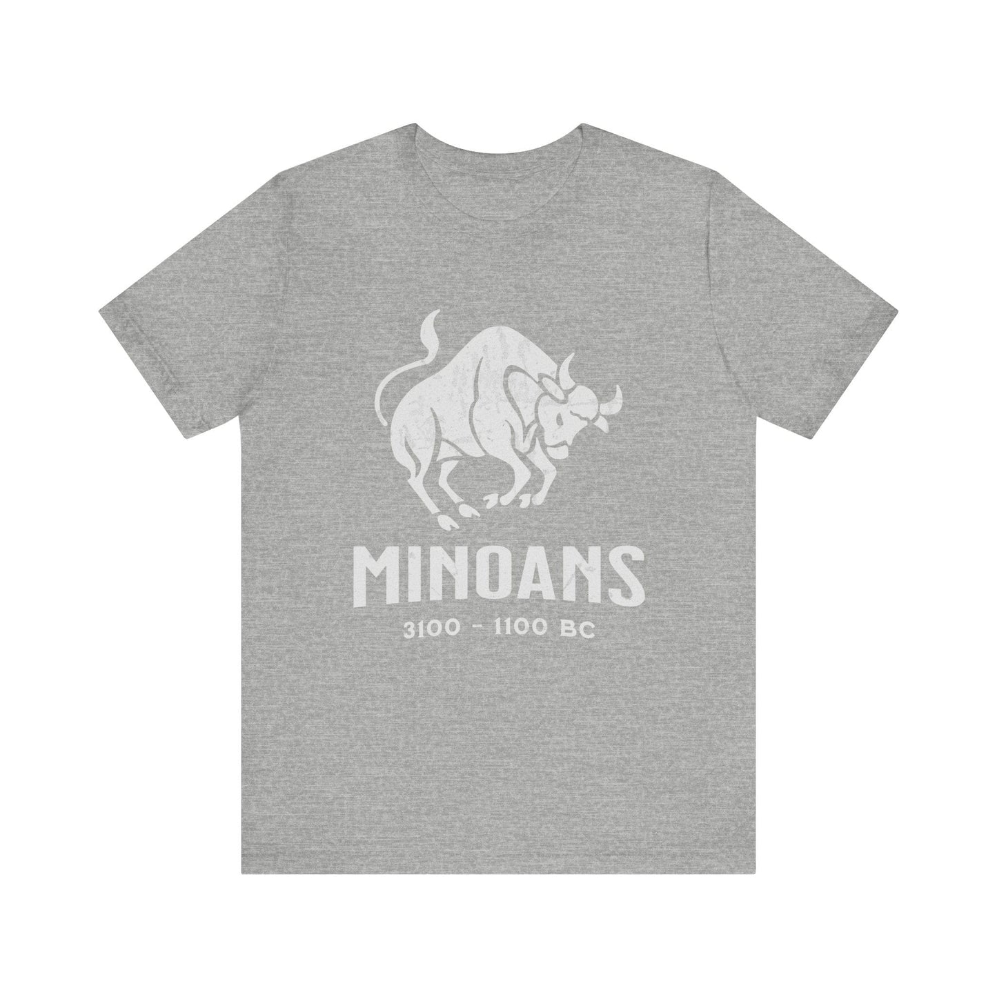 Athletic Heather / S Minoans - Ancient Crete - Bronze Age Civilization - Minoan T-shirt