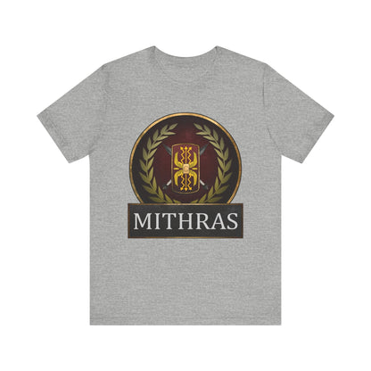 Athletic Heather / S Mithras - Ancient Roman Cult of Mithras - Roman Legionary T-Shirt