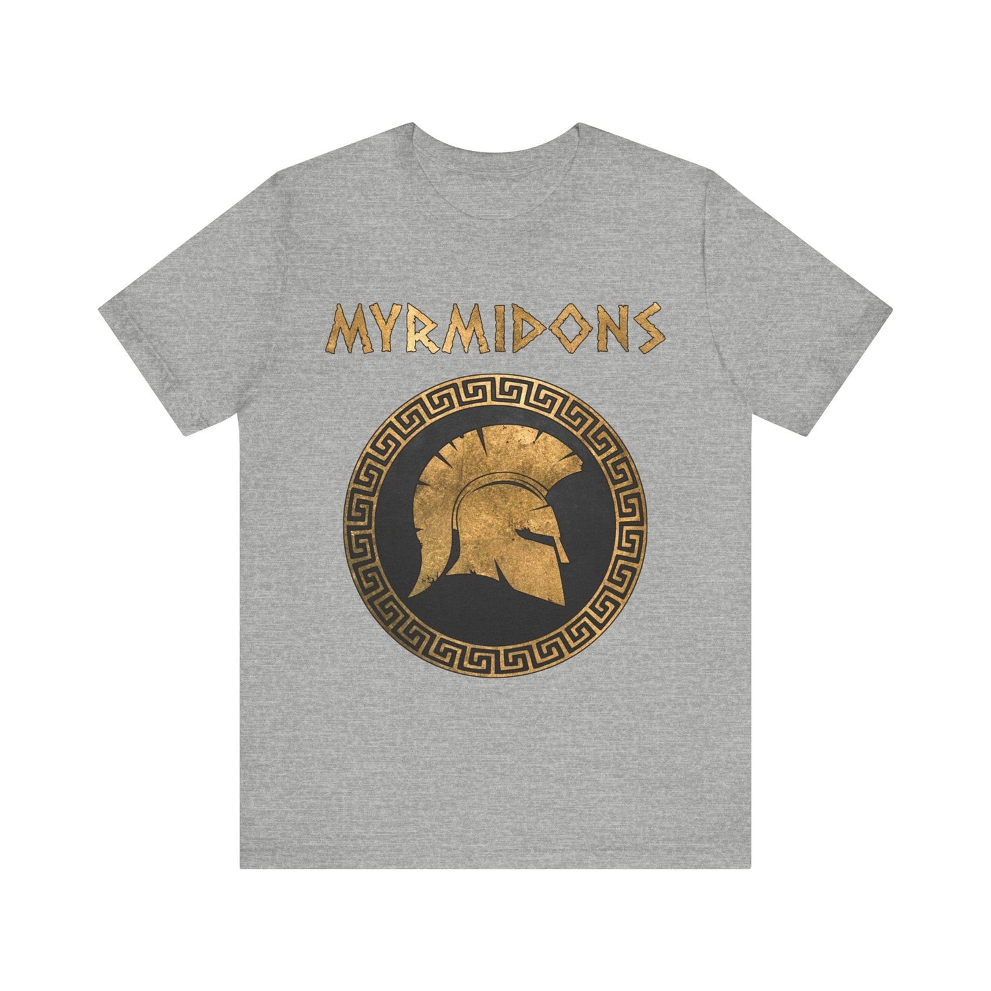 Athletic Heather / S Myrmidons Warriors of Pythia and Achilles T-Shirt