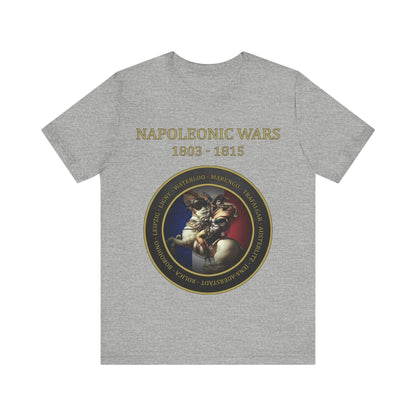 Athletic Heather / S Napoleonic Wars - Battles of Napoleon Bonaparte T-Shirt