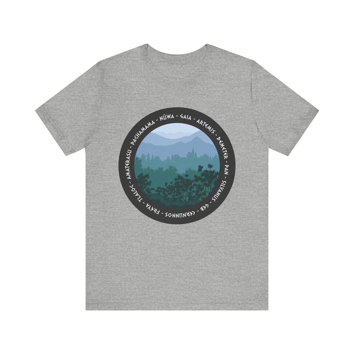 Athletic Heather / S Nature Gods and Goddesses T-Shirt