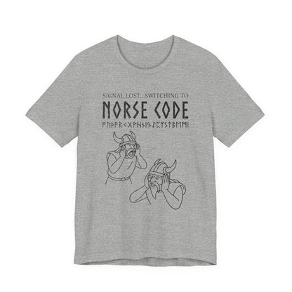 Athletic Heather / S Norse Code T-Shirt