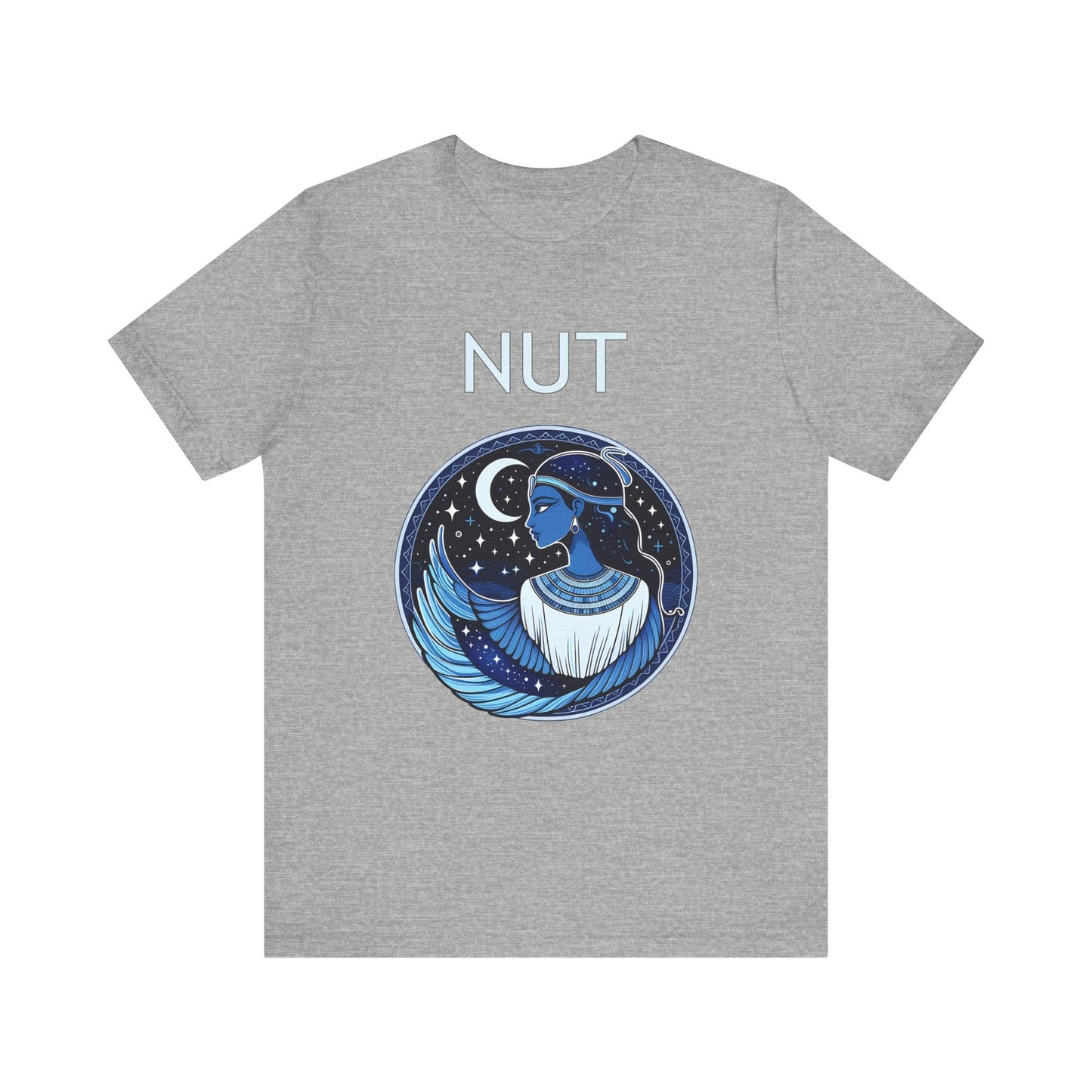 Athletic Heather / S Nut Egyptian Goddess of Night T-Shirt