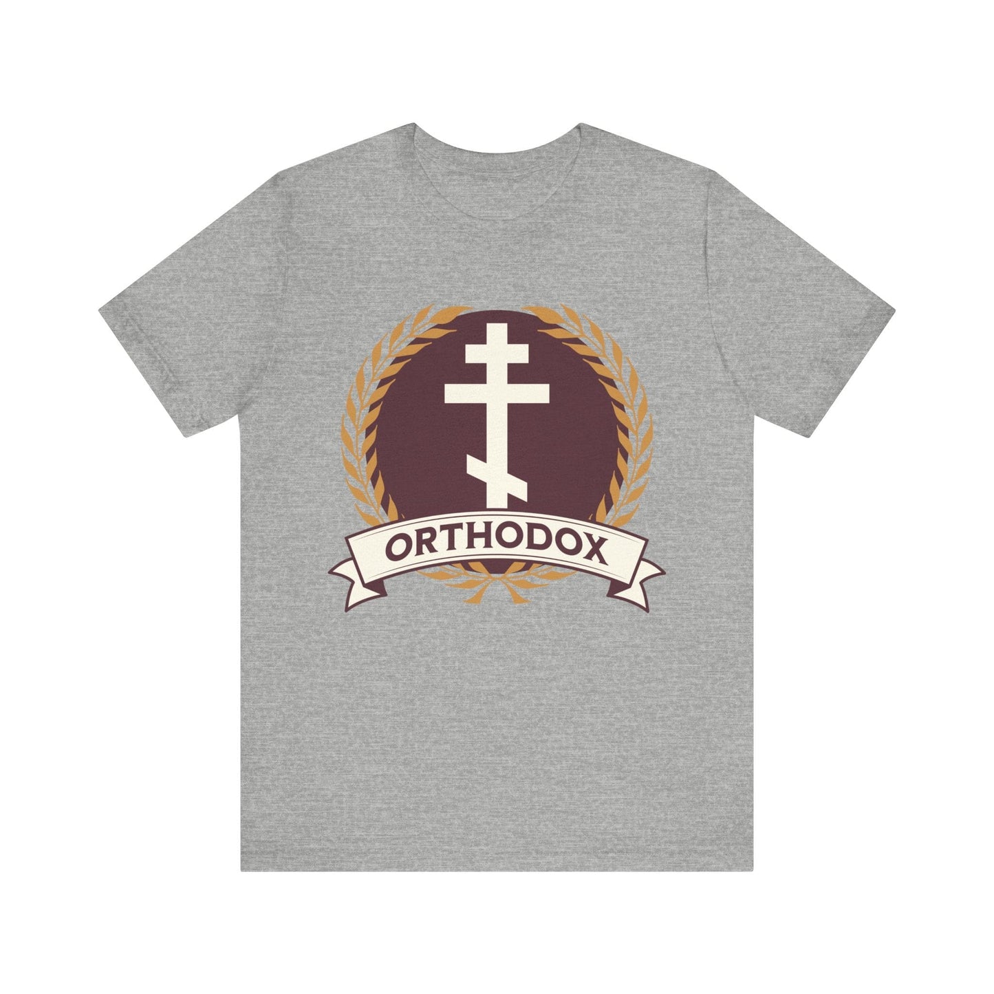 Athletic Heather / S Orthodox Cross - Eastern Orthodoxy T-Shirt